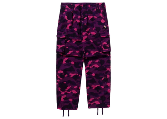 BAPE Color Camo 6 Pocket Pants Purple