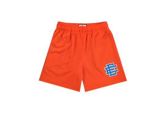 Eric Emanuel Shorts Core Mesh-Orange Cobalt Blue