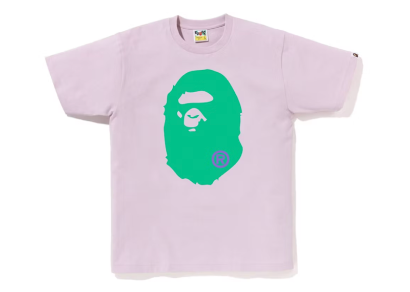 BAPE Colors Big Ape Head Tee (SS23) Pink