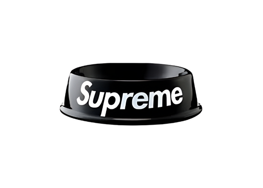 Supreme Dog Bowl Black