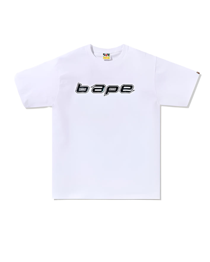 BAPE Silicon Logo Tee White