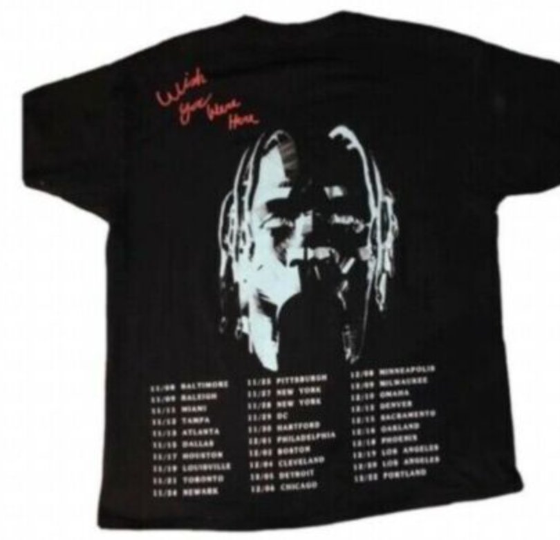 Travis Scott Astroworld Tour Tee Black