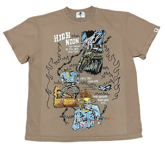 Warren Lotas High Noon Tee Alt Faded Brown