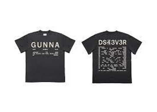 Gunna merch varsity black