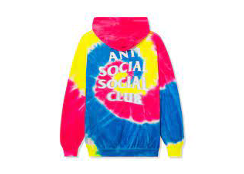 Anti Social Social Club Six 3 Seven hoodie tye dye