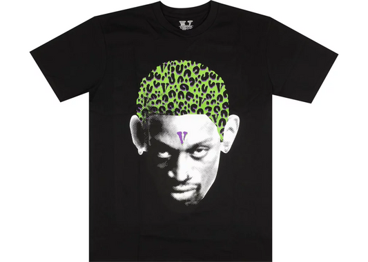 Vlone x Rodman Cheetah Hair T-Shirt Black