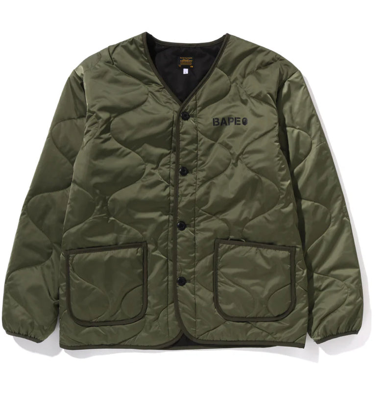 Bape 2024 Inner liner Jacket olive green