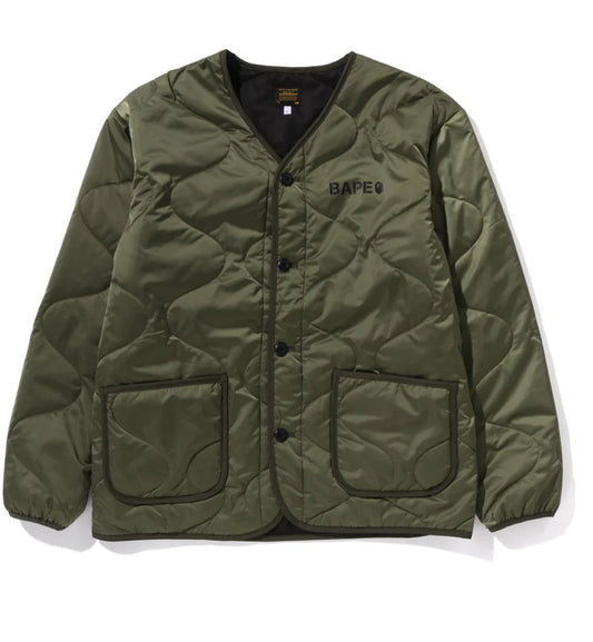 Bape 2024 Inner liner Jacket olive green
