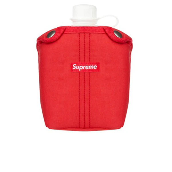 SUPREME BASIC WATER CANTEEN Red Water Bottle BOX LOGO WHITE 2012 FW12