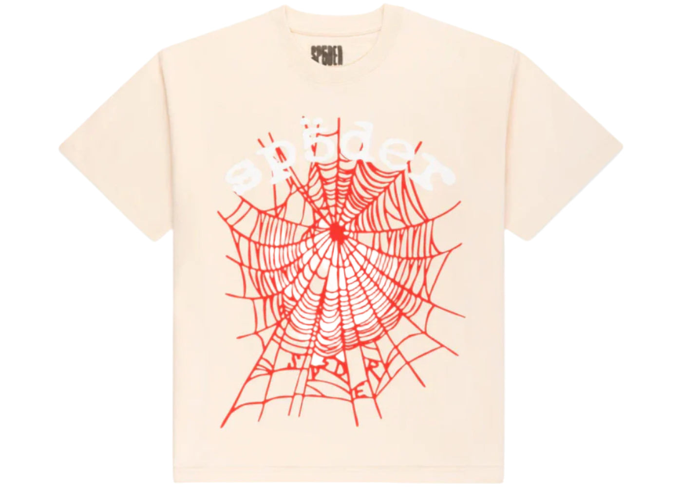 Sp5der OG Logo V2 Tee Cream