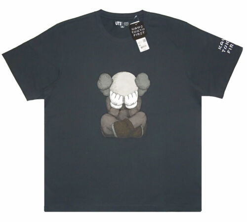 KAWS x Uniqlo Tokyo First Tee (Asia Sizing) Dark Grey