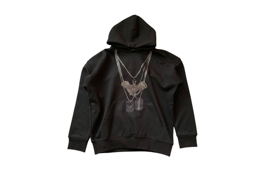 CHAINED HEAVYWEIGHT PULLOVER - BLACK