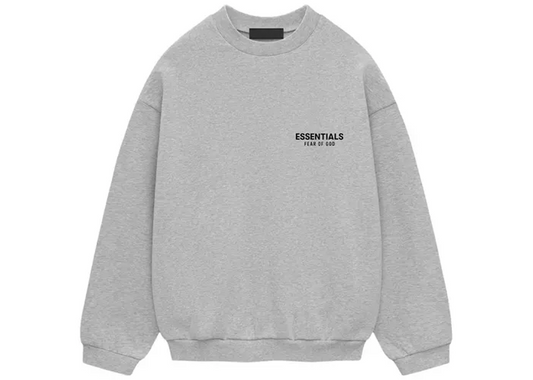 Fear of God Essentials Fleece Crewneck II Light Heather Grey