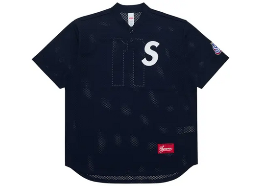 Supreme S Logo Baseball Henley Jersey
