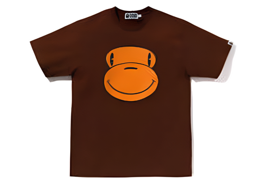 Bape Baby Milo Face Tee Brown