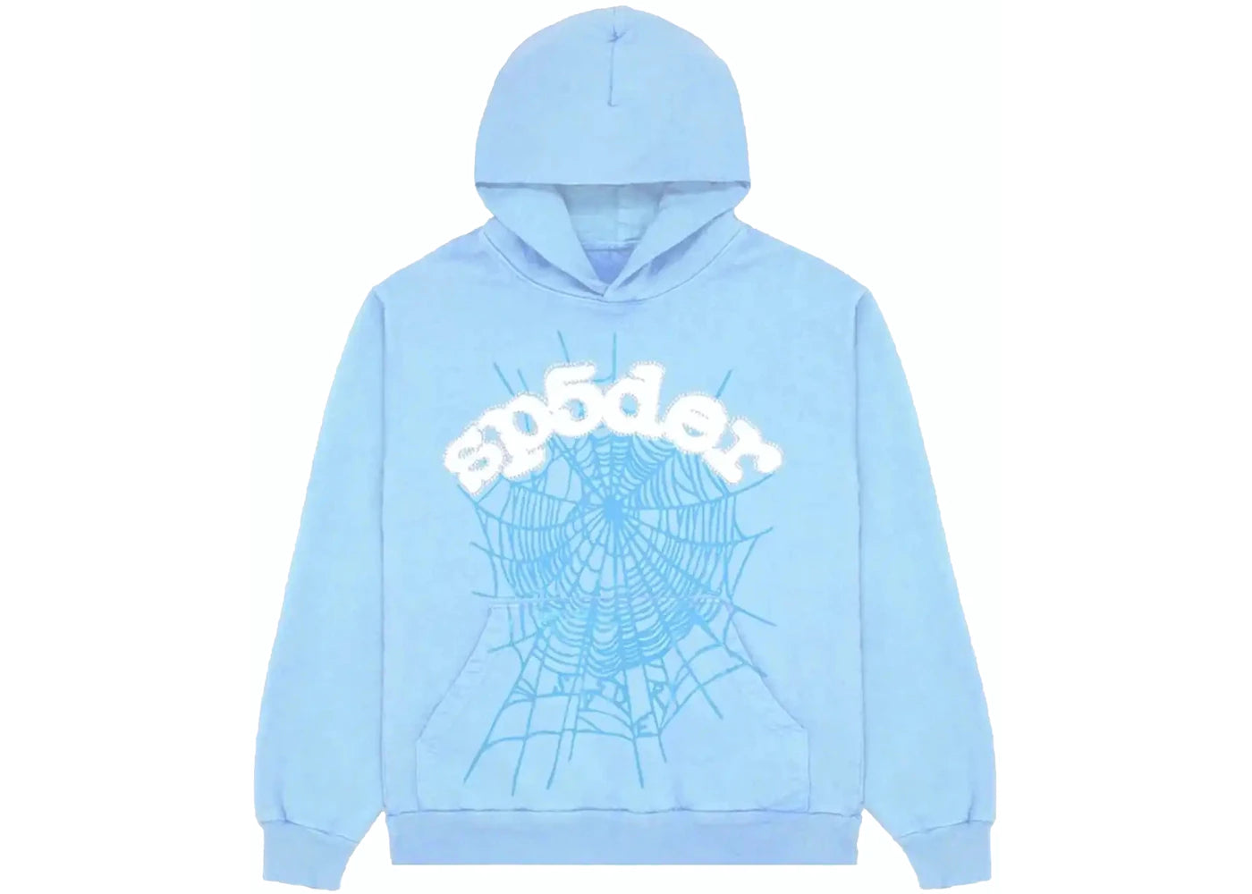 Sp5der Sky blue Hoodie