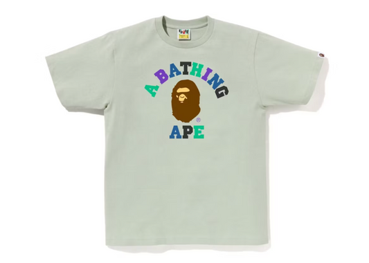 BAPE Colors College Tee (SS23) Green