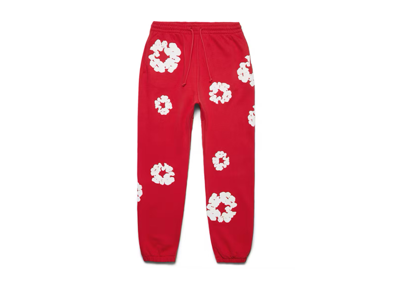 Denim Tears The Cotton Wreath Sweatpants Red