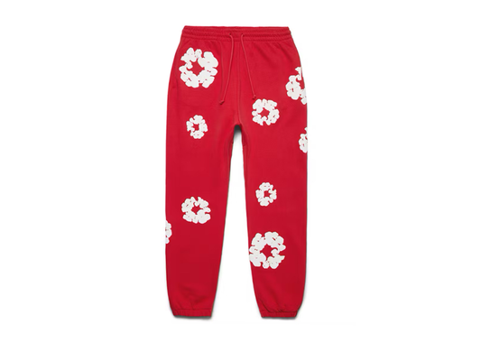 Denim Tears The Cotton Wreath Sweatpants Red