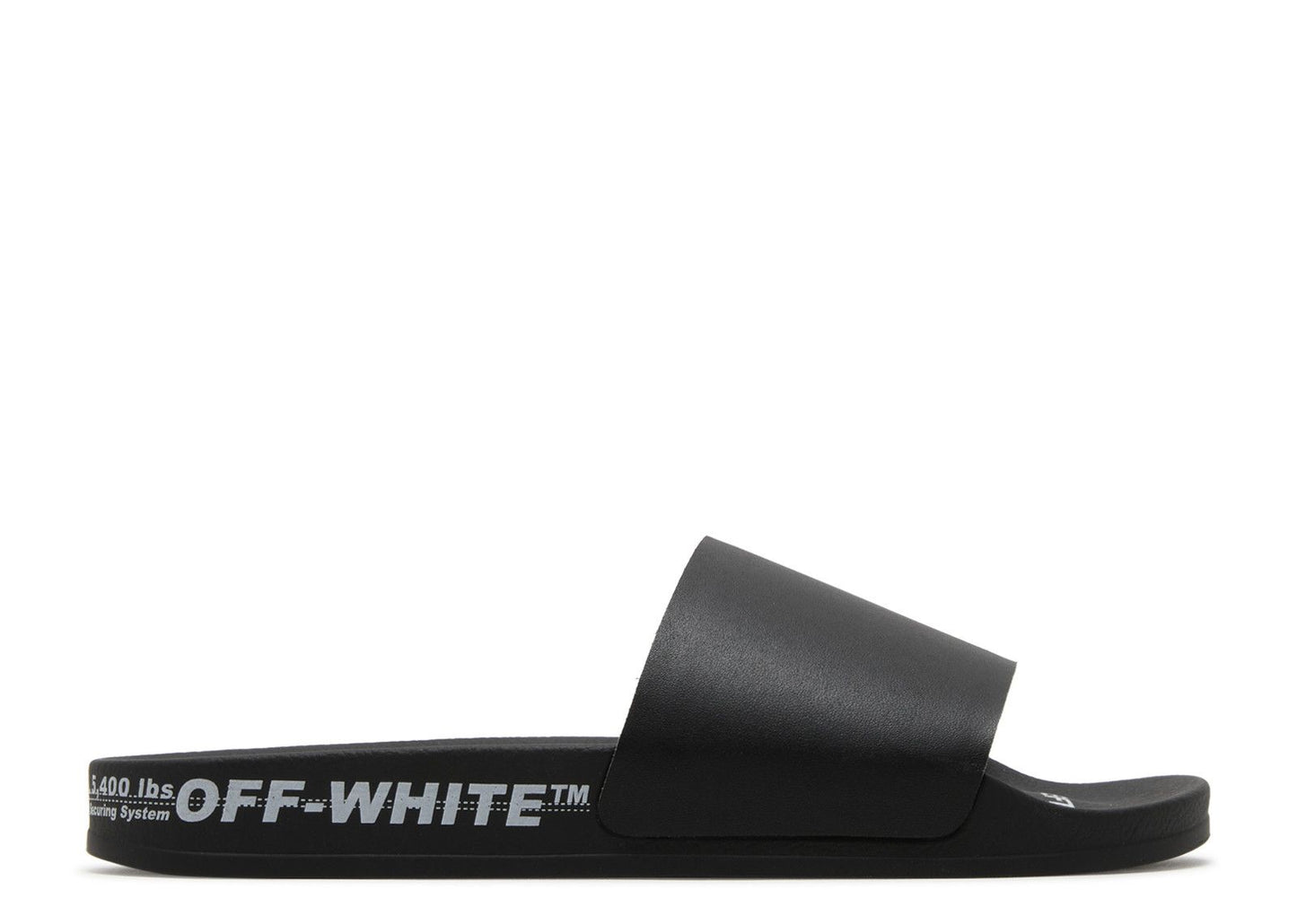 Off-White Industrial Belt Sliders Black