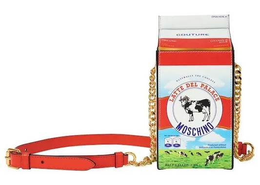 Palace Moschino Milk Carton Bag White