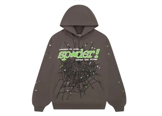 Sp5der V2 Slate Grey Hoodie