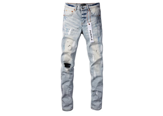 Light blue Purple Jeans