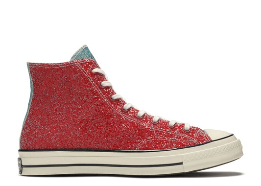 JW Anderson x Chuck 70 Hi Glitter Pack - Cherry Sulphur