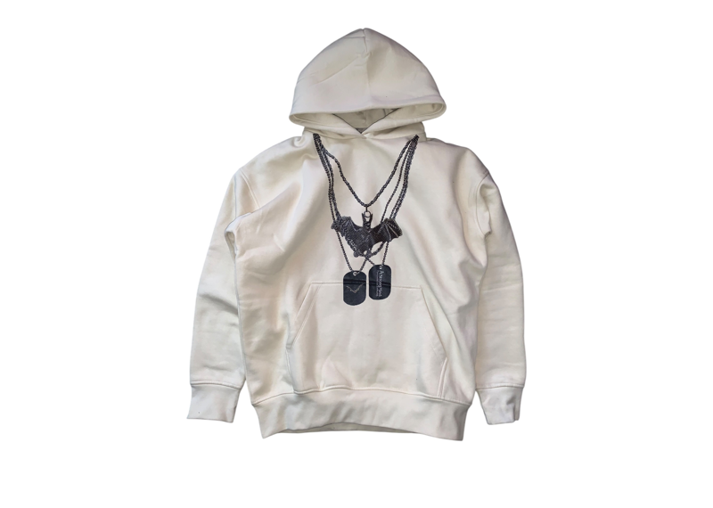 CHAINED Heavyweight Pullover - CREAM -