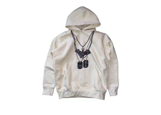 CHAINED Heavyweight Pullover - CREAM -