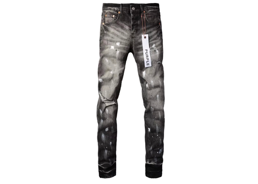 Black Purple Jeans