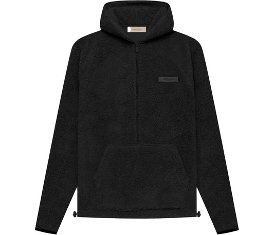 Fear of God Essentials Polar Fleece Half Zip Hoodie Iron