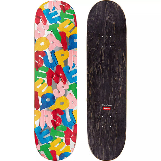 SUPREME BALLOONS SKATEBOARD DECK SILVER